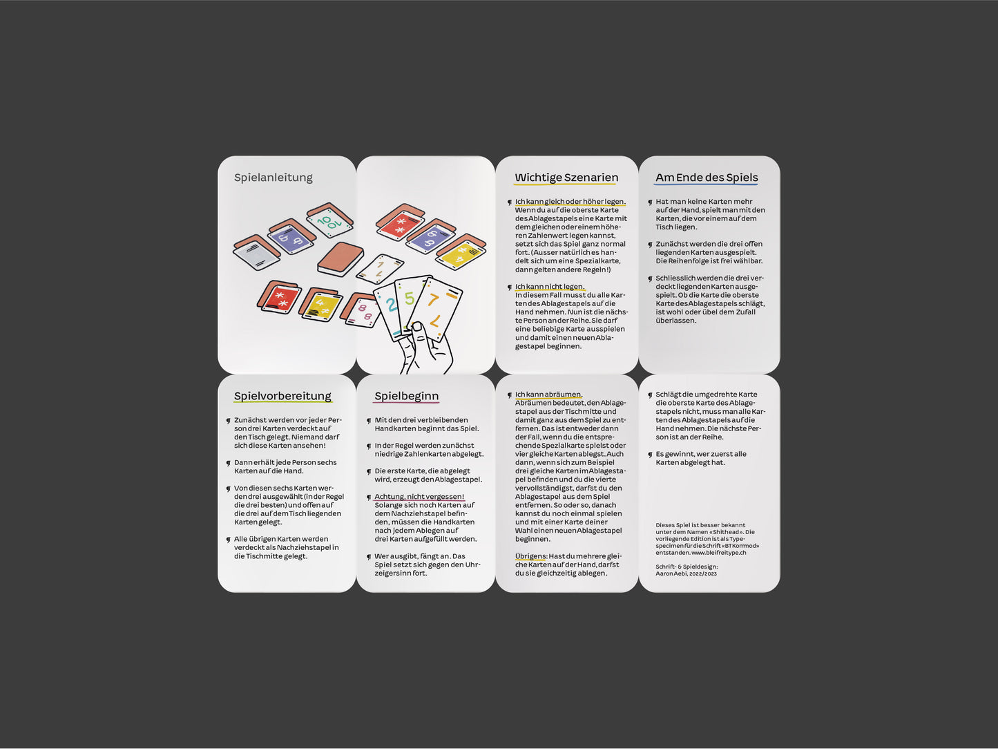 BT Kommod Card Game