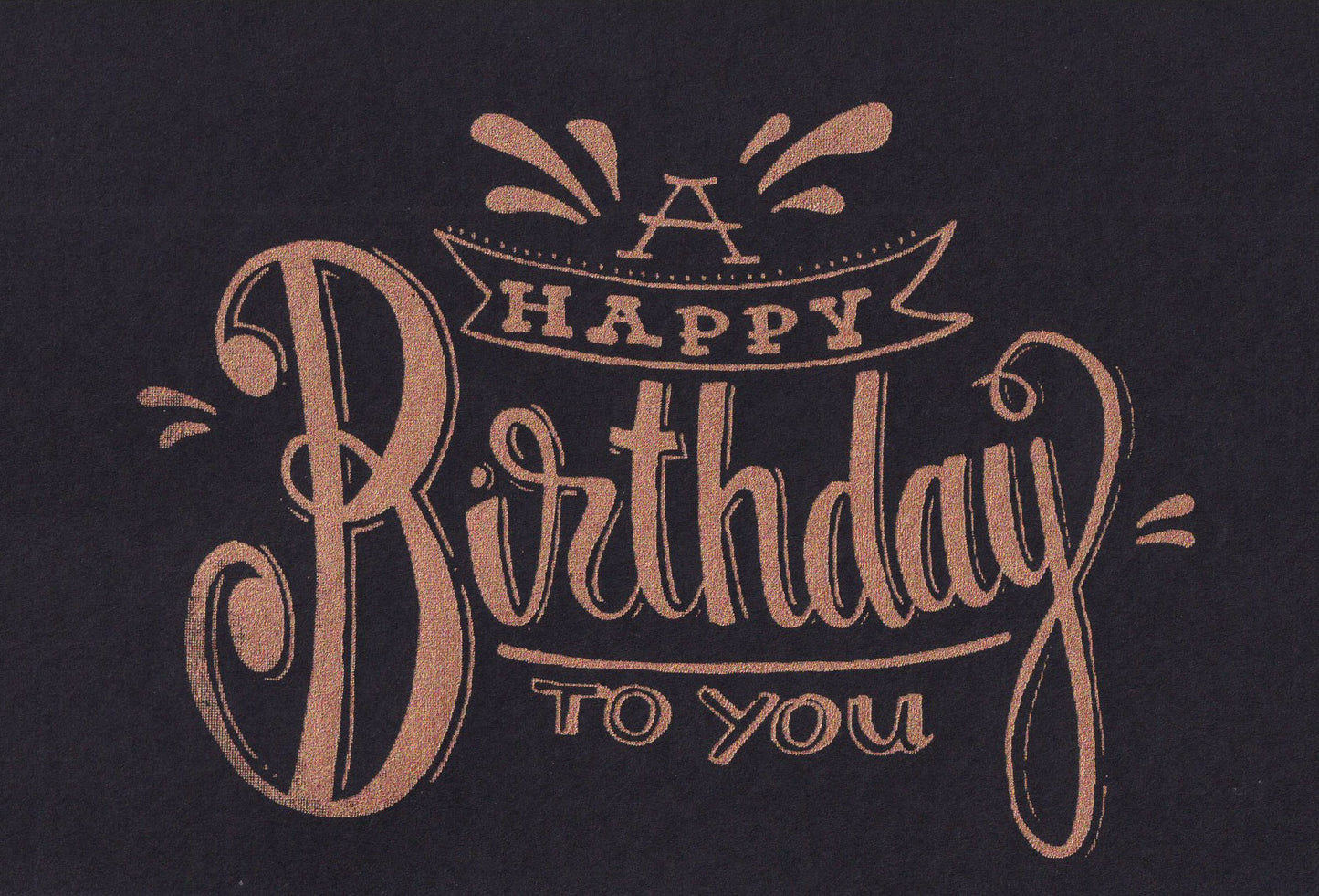 A Happy Birthday